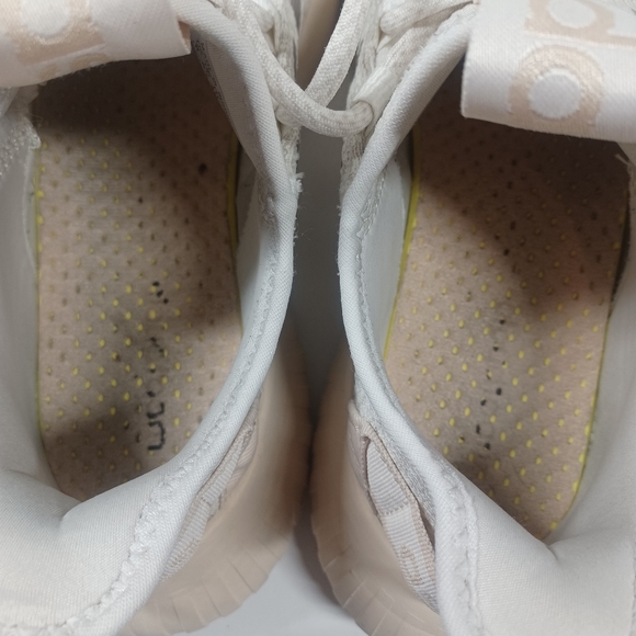 Adidas Cloudfoam Cream Tan Silver Trainers Women's Size 8 Sneakers - Picture 9 of 10